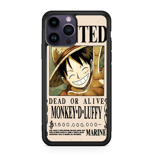 Monkey D Luffy Bounty iPhone 14 Pro / 14 Pro Max Case