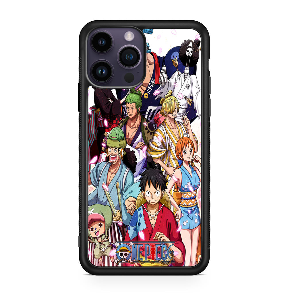 Mugiwara Crew Wano iPhone 14 Pro / 14 Pro Max Case