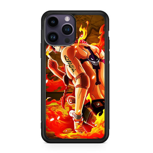 Portgas D Ace iPhone 14 Pro / 14 Pro Max Case