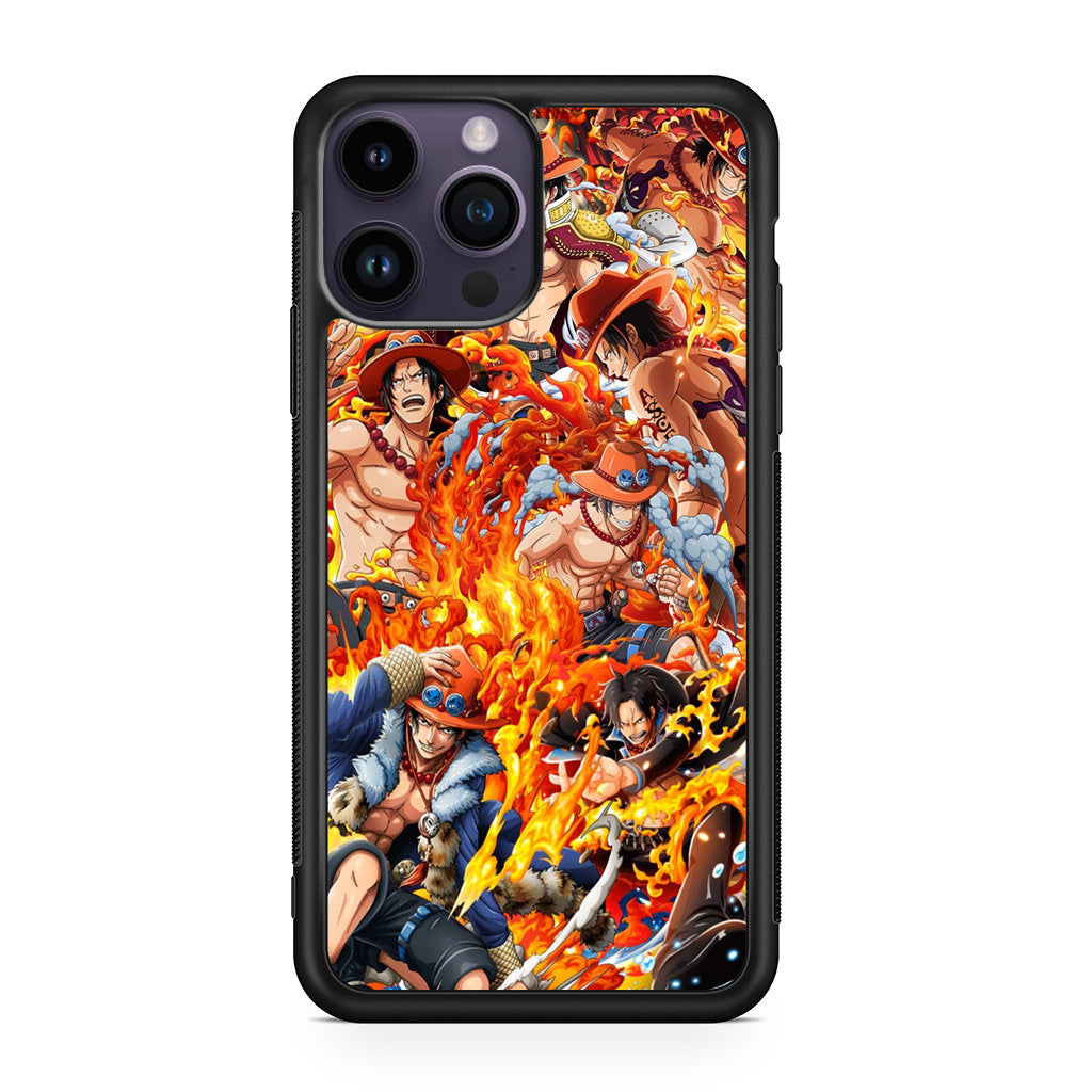 Portgas D Ace Collections iPhone 14 Pro / 14 Pro Max Case