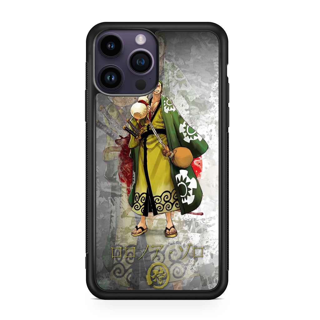 Roronoa Zoro Arc Wano iPhone 14 Pro / 14 Pro Max Case