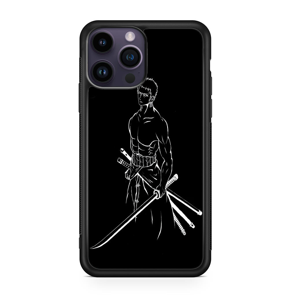 Roronoa Zoro Outlines iPhone 14 Pro / 14 Pro Max Case