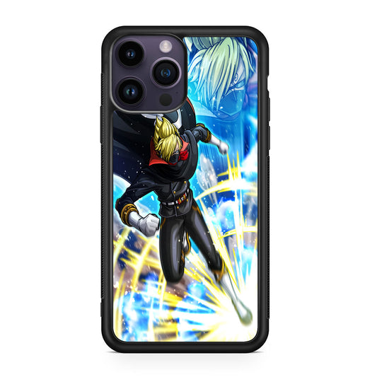 Sanji In Stealth Black Suit iPhone 15 Pro / 15 Pro Max Case