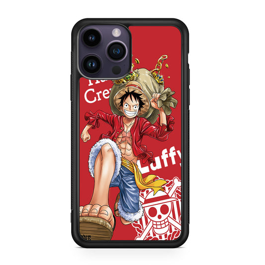 Straw Hat Monkey D Luffy iPhone 14 Pro / 14 Pro Max Case