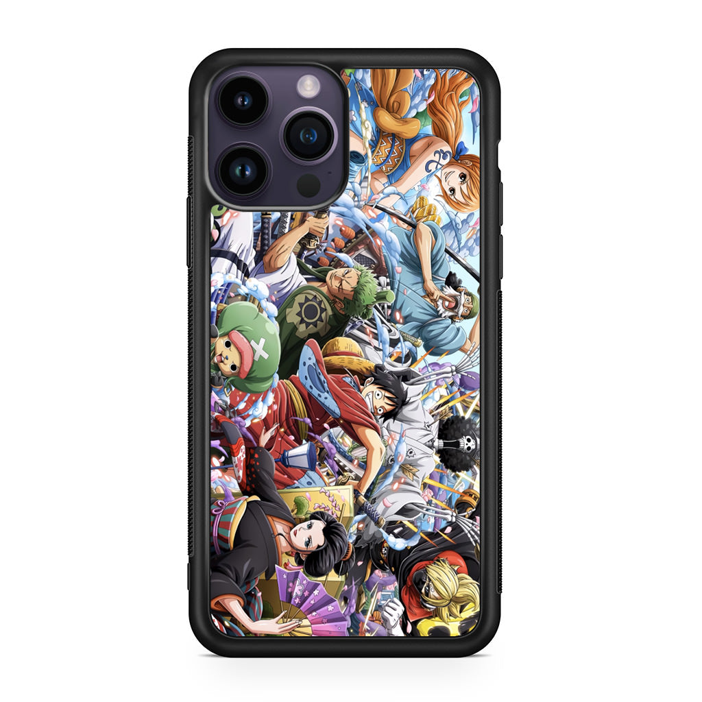 Straw Hat Pirates Arc Wano iPhone 14 Pro / 14 Pro Max Case