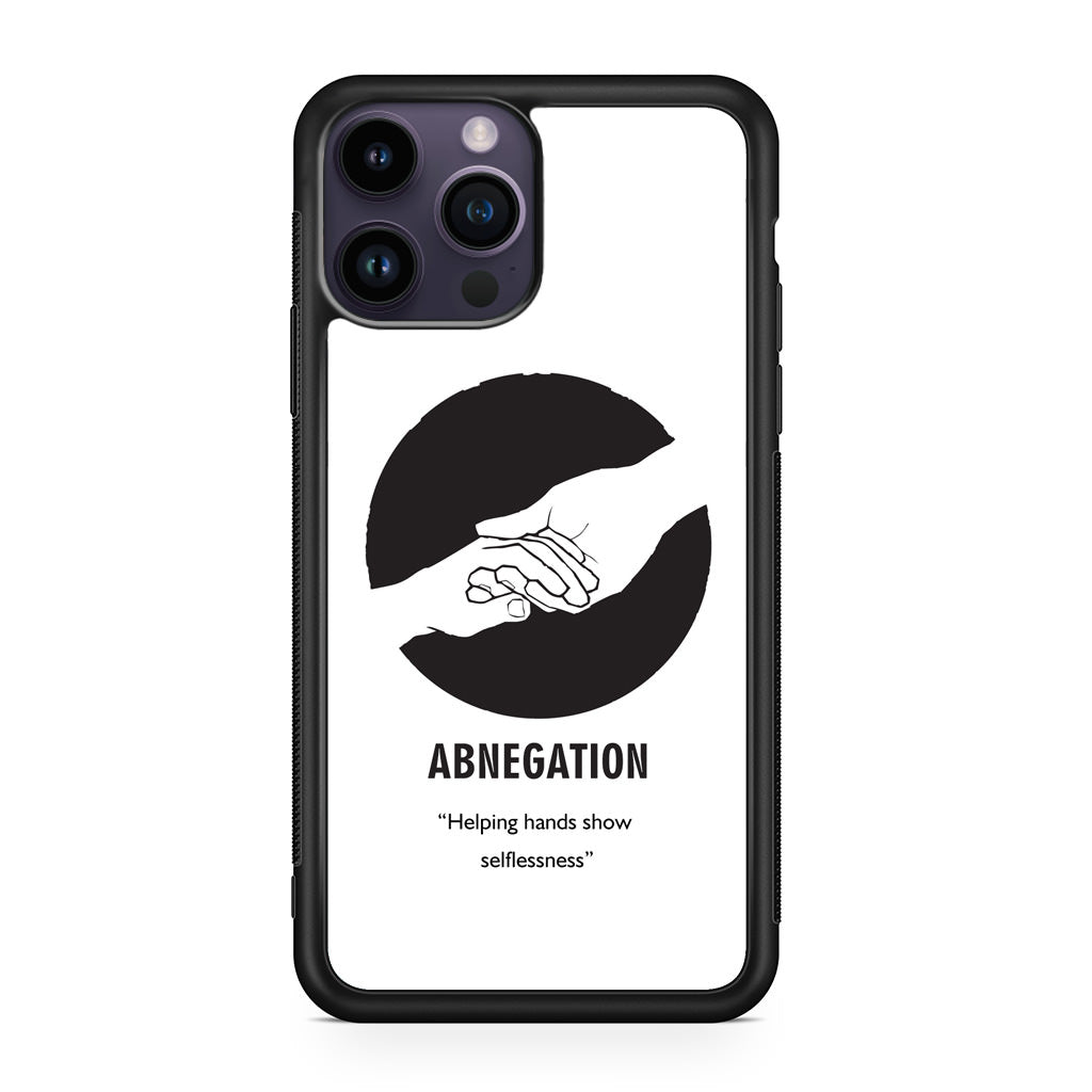 Abnegation Divergent Faction iPhone 14 Pro / 14 Pro Max Case