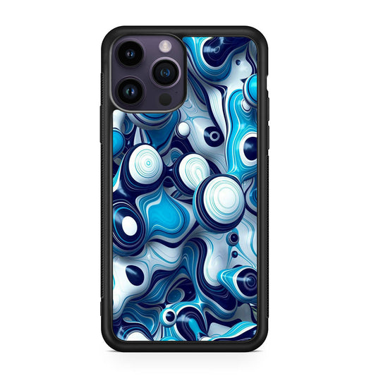 Abstract Art All Blue iPhone 15 Pro / 15 Pro Max Case