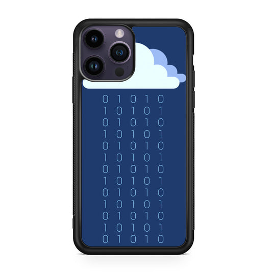 Abstract Binary Minimalist iPhone 14 Pro / 14 Pro Max Case