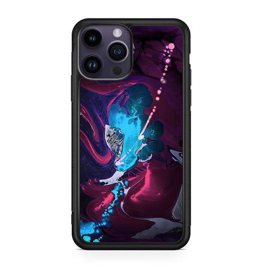Abstract Purple Blue Art iPhone 14 Pro / 14 Pro Max Case