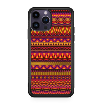 African Aztec Pattern iPhone 14 Pro / 14 Pro Max Case