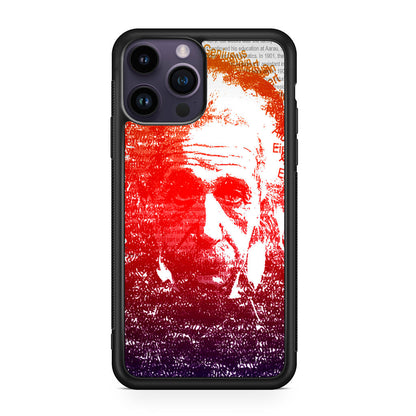 Albert Einstein Art iPhone 15 Pro / 15 Pro Max Case