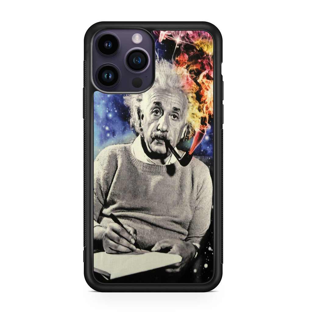 Albert Einstein Smoking iPhone 15 Pro / 15 Pro Max Case