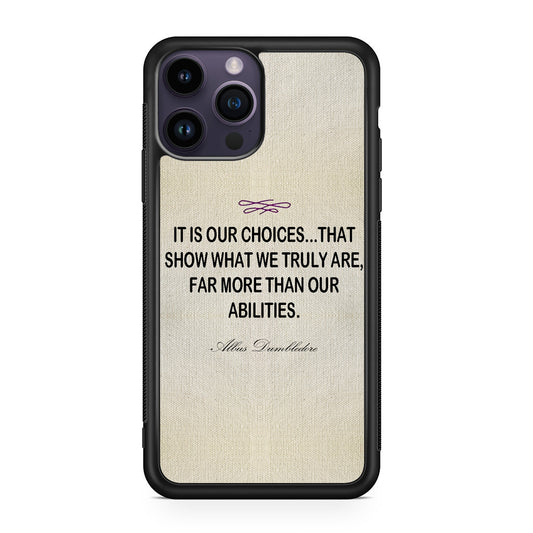 Albus Dumbledore Quote iPhone 14 Pro / 14 Pro Max Case