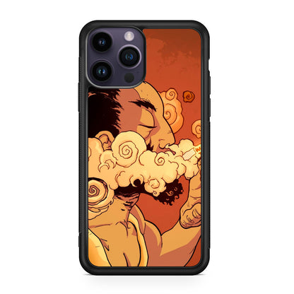 Artistic Psychedelic Smoke iPhone 15 Pro / 15 Pro Max Case