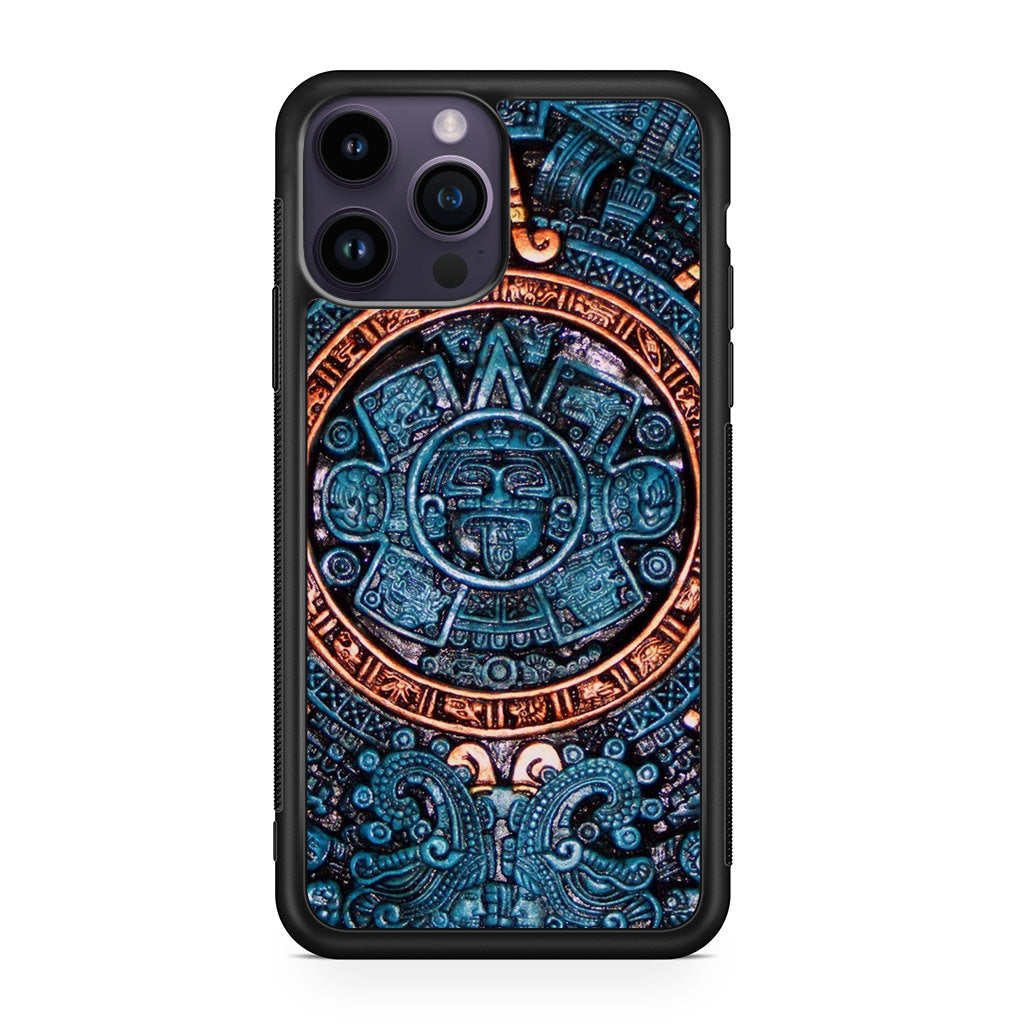 Aztec Calendar iPhone 15 Pro / 15 Pro Max Case