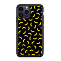 Bananas Fruit Pattern Black iPhone 15 Pro / 15 Pro Max Case