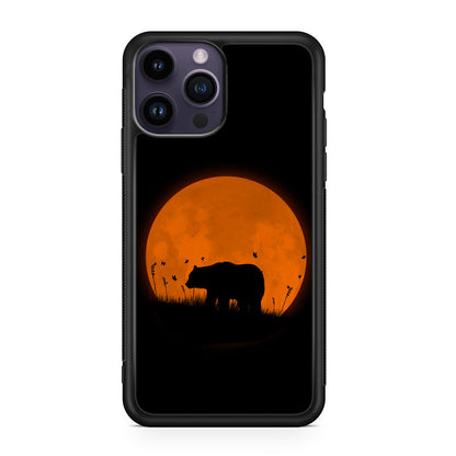 Bear Silhouette iPhone 14 Pro / 14 Pro Max Case