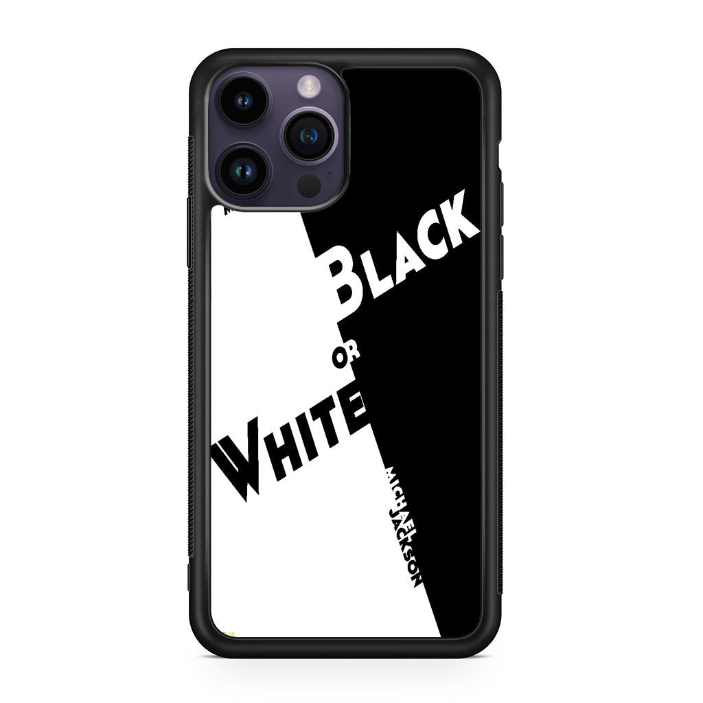 Black Or White Michael Jackson iPhone 14 Pro / 14 Pro Max Case