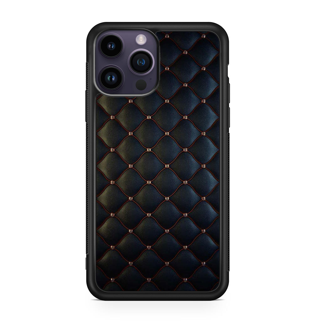 Black Royal Pattern iPhone 15 Pro / 15 Pro Max Case