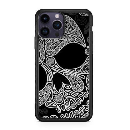 Black Skull iPhone 15 Pro / 15 Pro Max Case