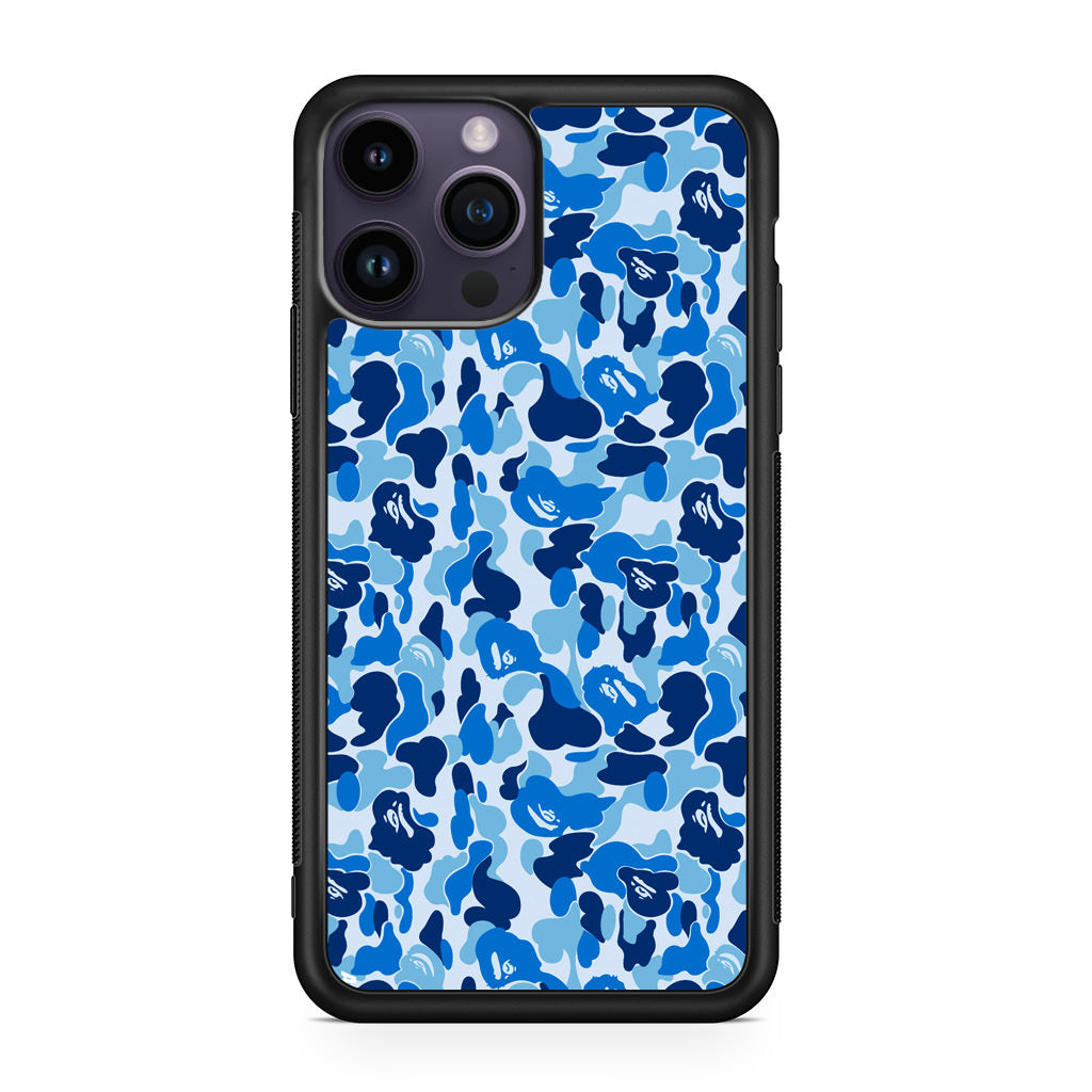 Blue Camo iPhone 14 Pro / 14 Pro Max Case