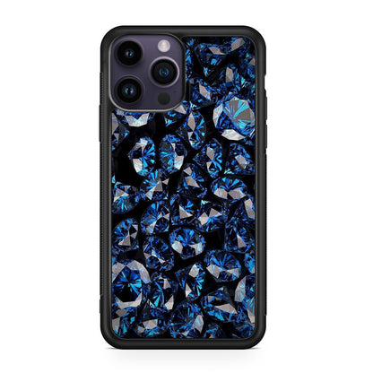 Blue Diamonds Pattern iPhone 14 Pro / 14 Pro Max Case