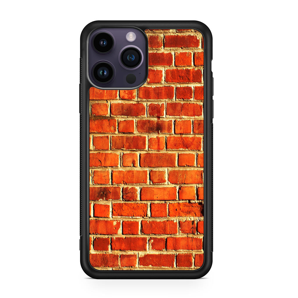 Brick Wall Pattern iPhone 14 Pro / 14 Pro Max Case