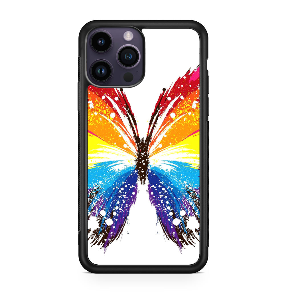 Butterfly Abstract Colorful iPhone 14 Pro / 14 Pro Max Case