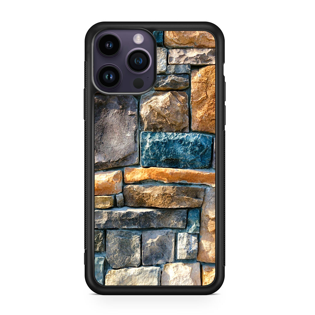 Colored Stone Piles iPhone 14 Pro / 14 Pro Max Case