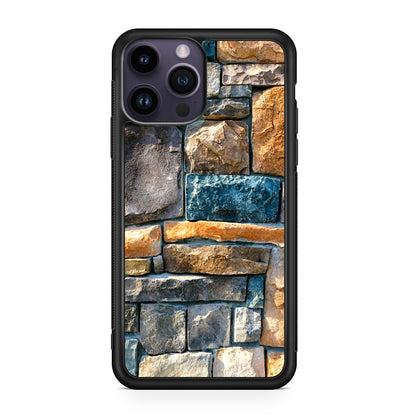 Colored Stone Piles iPhone 14 Pro / 14 Pro Max Case