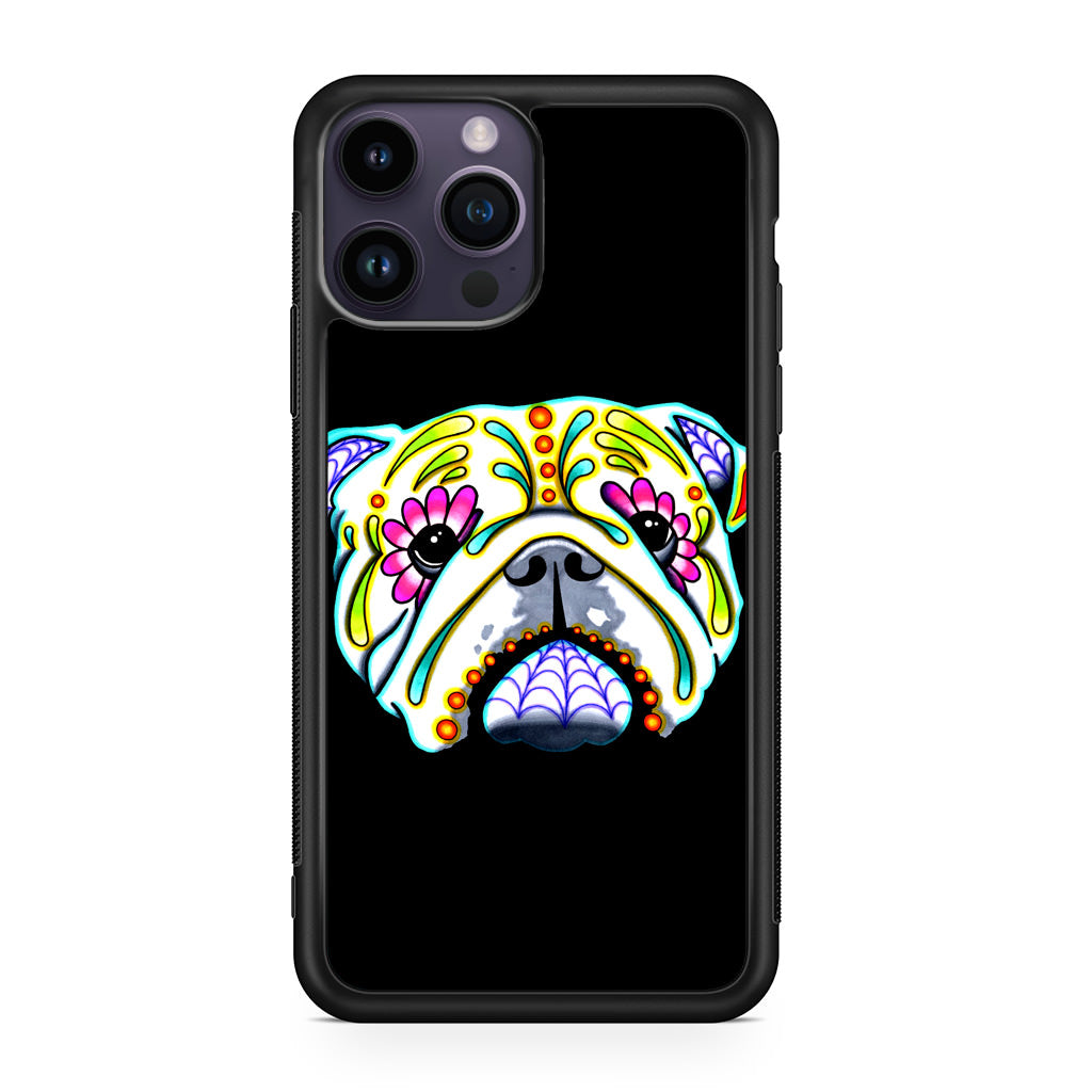 Colorful Bulldog Art iPhone 14 Pro / 14 Pro Max Case