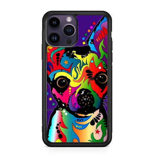 Colorful Chihuahua iPhone 14 Pro / 14 Pro Max Case