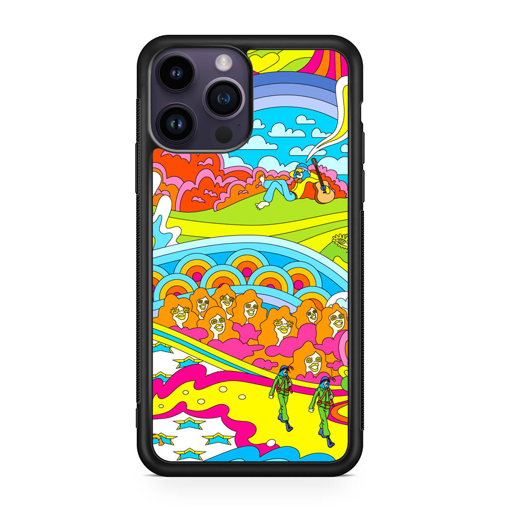 Colorful Doodle iPhone 14 Pro / 14 Pro Max Case