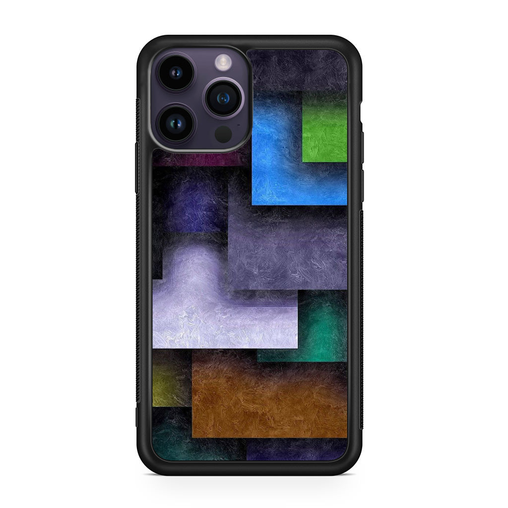 Colorful Rectangel Art iPhone 14 Pro / 14 Pro Max Case