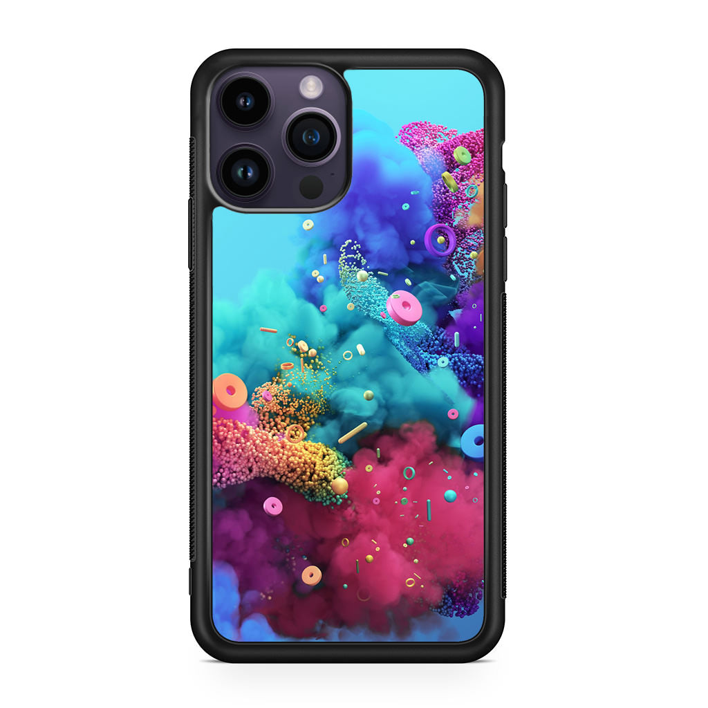 Colorful Smoke Boom iPhone 14 Pro / 14 Pro Max Case