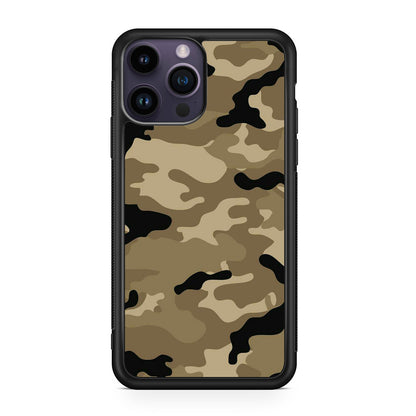 Desert Military Camo iPhone 14 Pro / 14 Pro Max Case