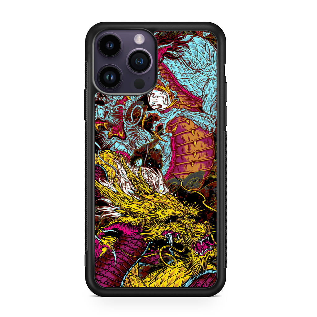 Double Dragons iPhone 14 Pro / 14 Pro Max Case