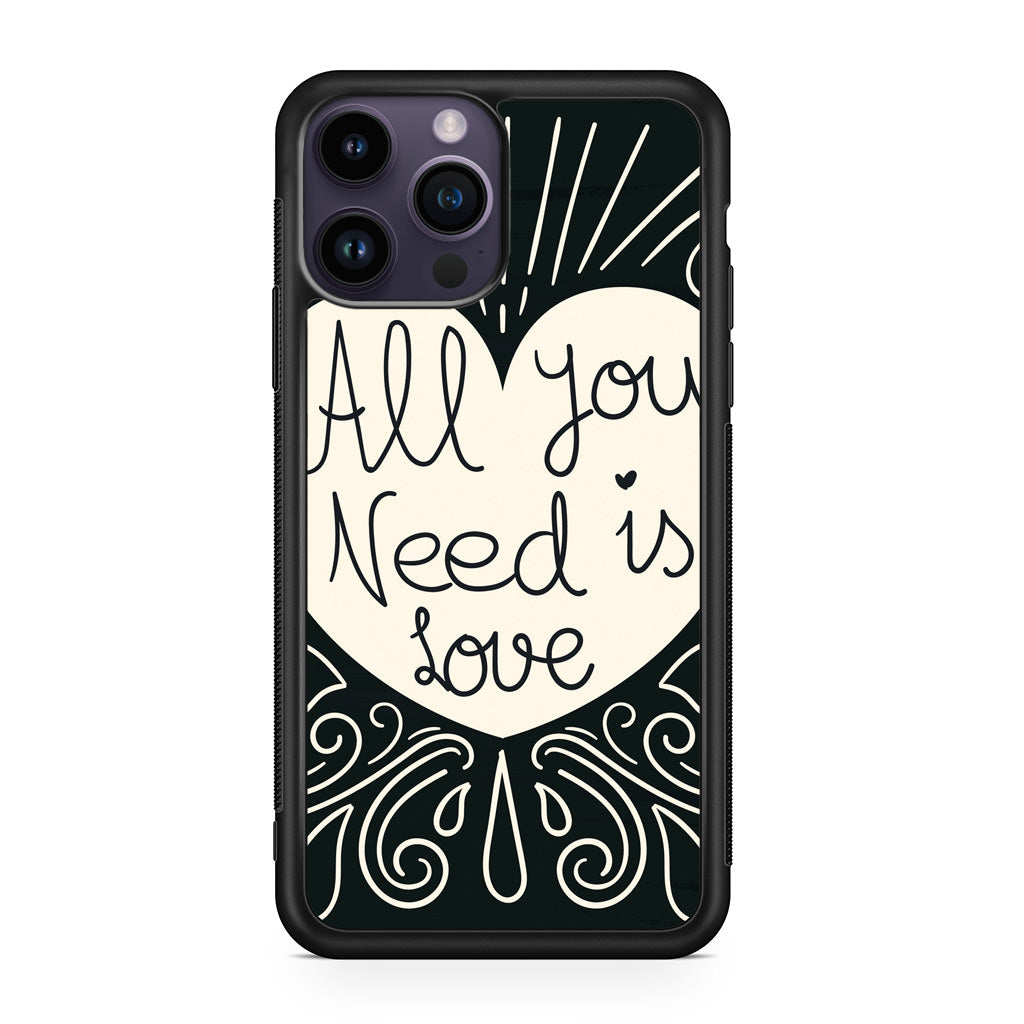 Drawn Love iPhone 14 Pro / 14 Pro Max Case