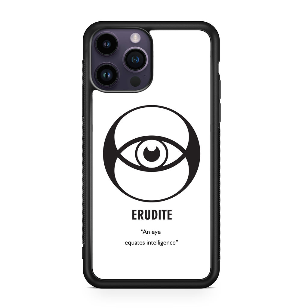 Erudite Divergent Faction iPhone 14 Pro / 14 Pro Max Case