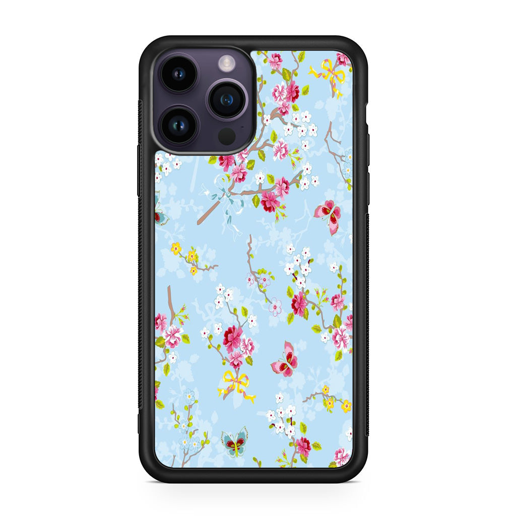 Floral Summer Wind iPhone 14 Pro / 14 Pro Max Case