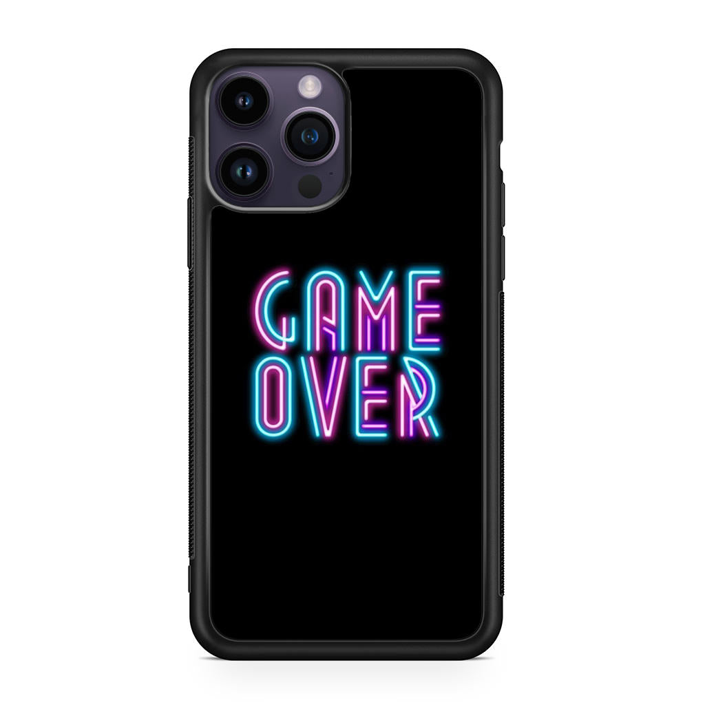 Game Over Neon iPhone 14 Pro / 14 Pro Max Case