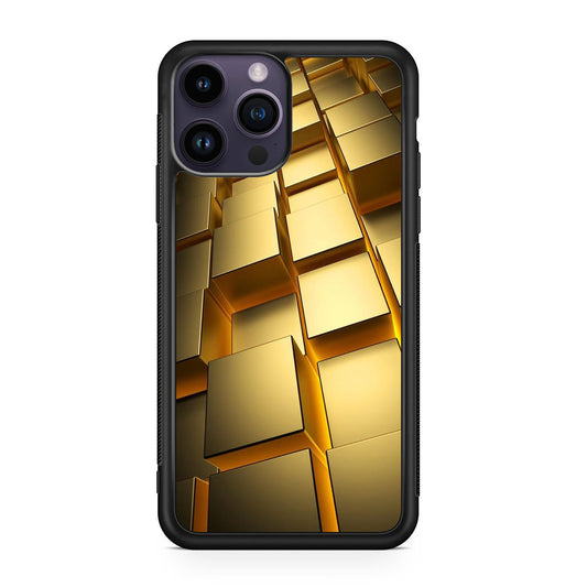 Golden Cubes iPhone 14 Pro / 14 Pro Max Case