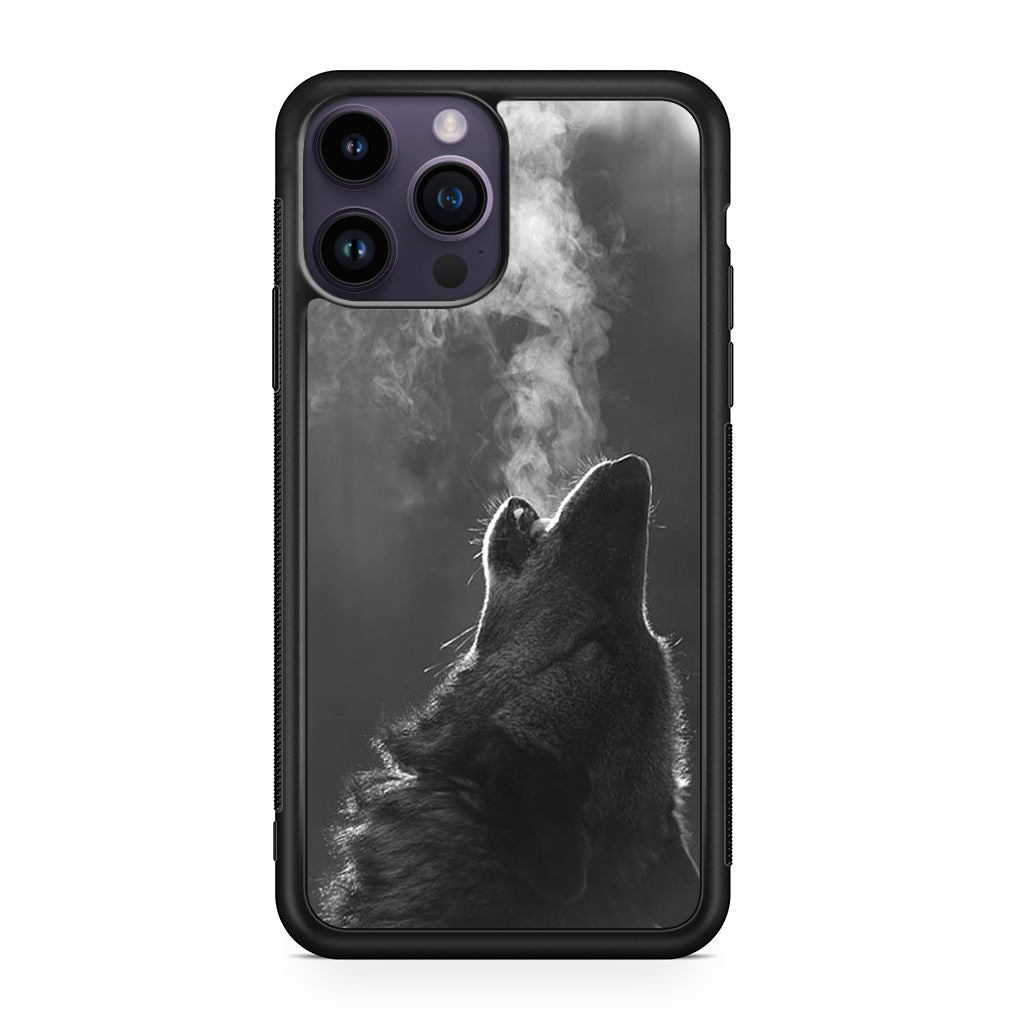 Howling Wolves Black and White iPhone 14 Pro / 14 Pro Max Case