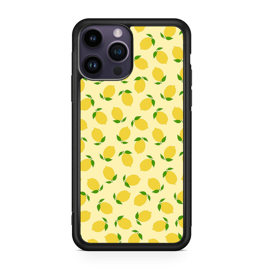 Lemons Fruit Pattern iPhone 14 Pro / 14 Pro Max Case