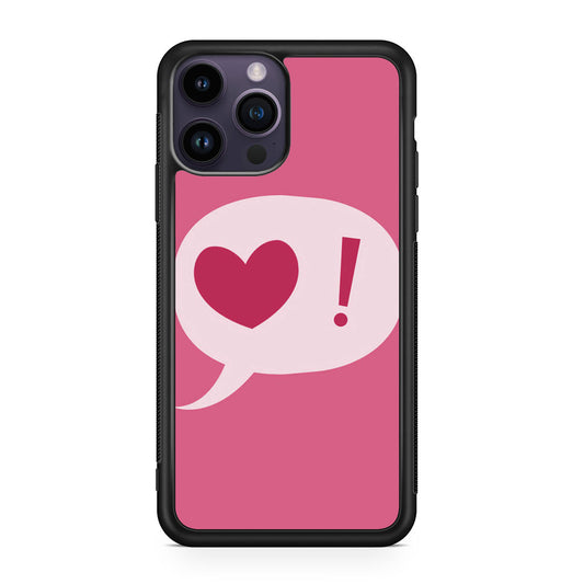 Love Pink iPhone 14 Pro / 14 Pro Max Case