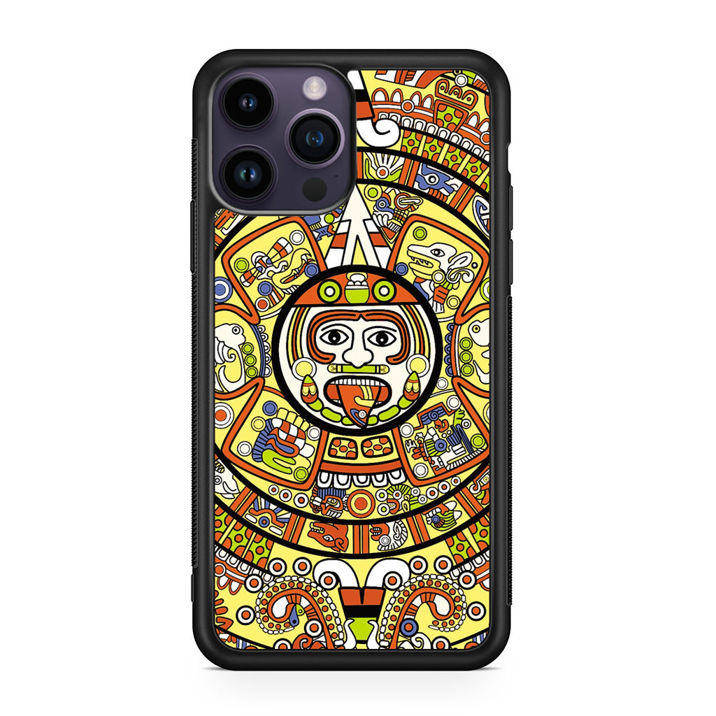 Mayan Calendar iPhone 14 Pro / 14 Pro Max Case