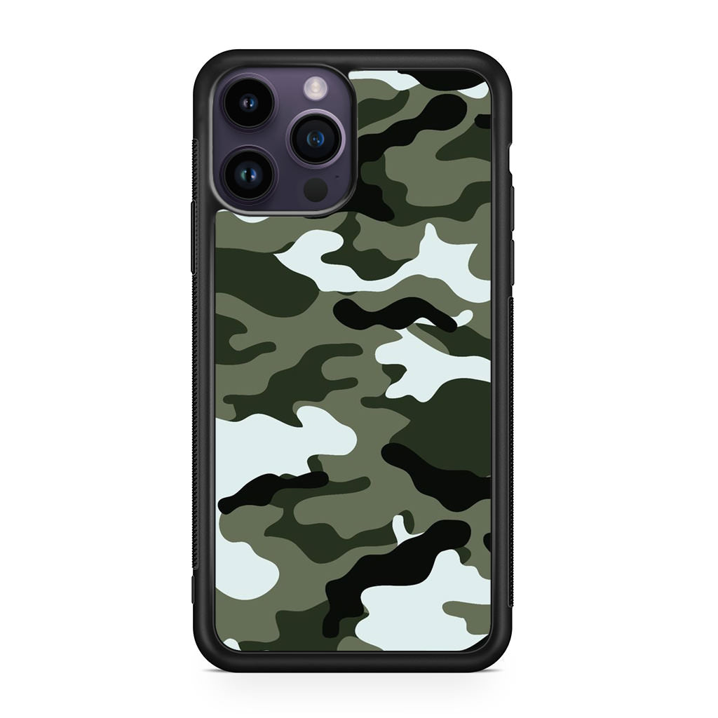 Military Green Camo iPhone 14 Pro / 14 Pro Max Case