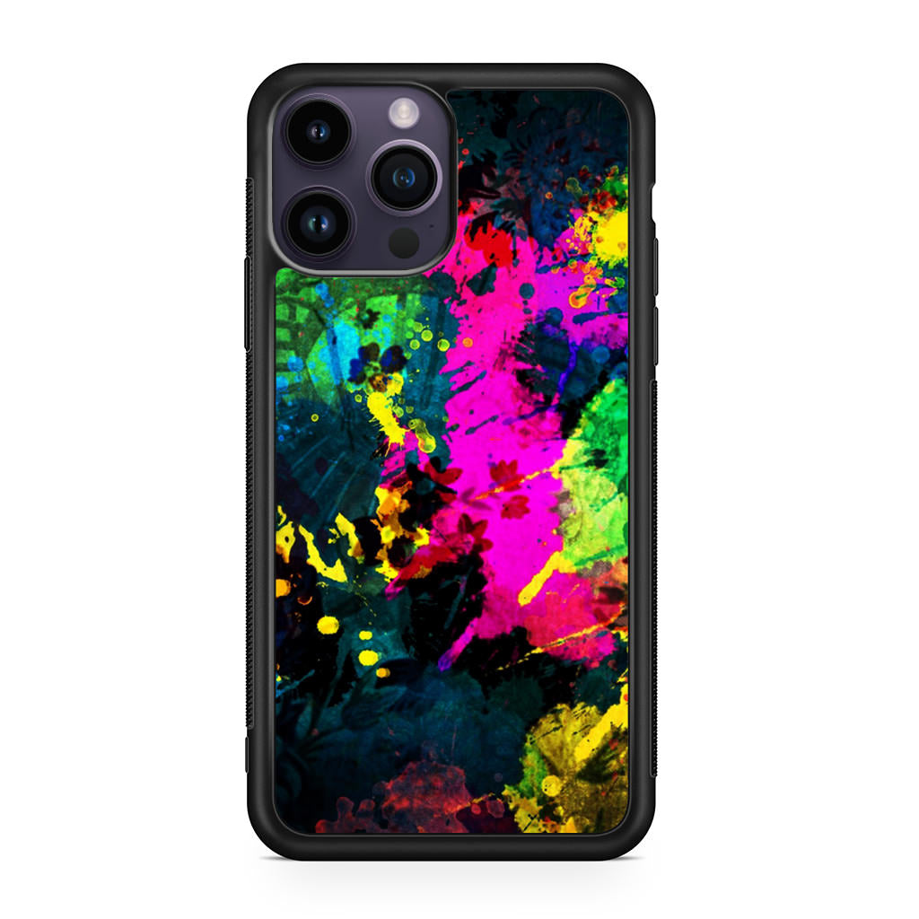 Mixture Colorful Paint iPhone 14 Pro / 14 Pro Max Case