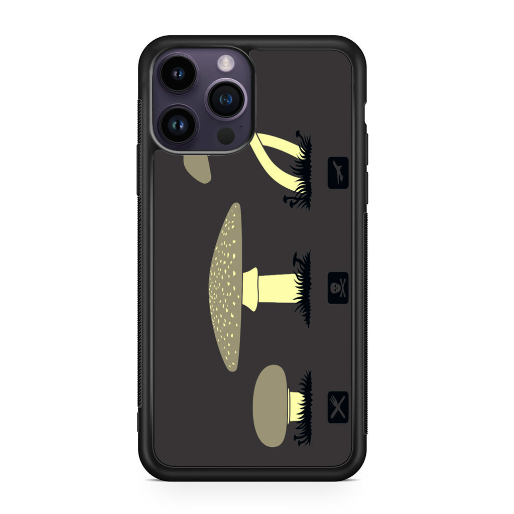 Mushroom Minimalism iPhone 14 Pro / 14 Pro Max Case