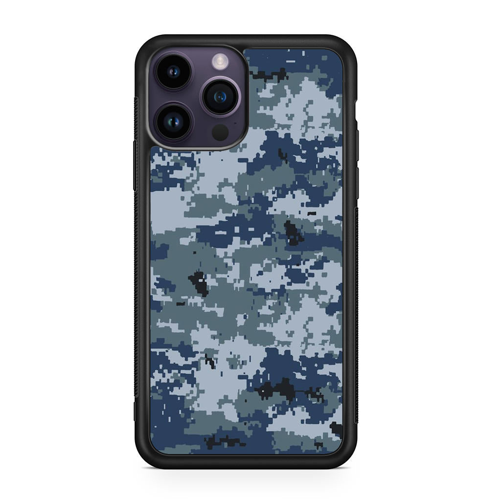 Navy Camo iPhone 14 Pro / 14 Pro Max Case